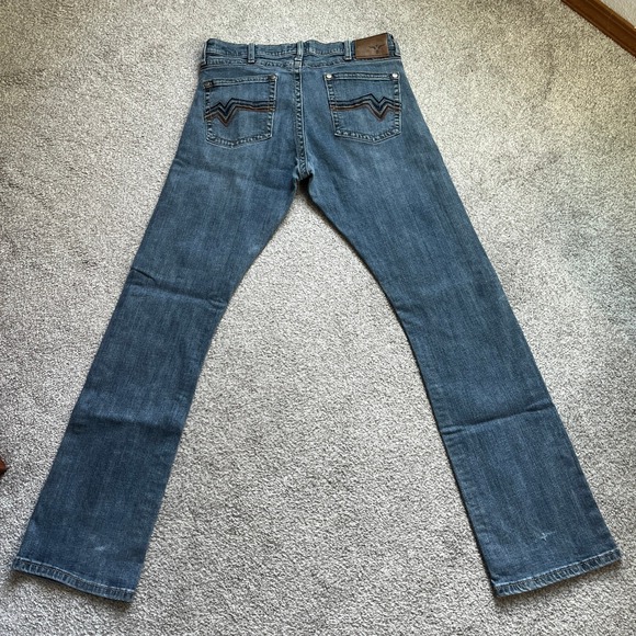 Wrangler‎ 20X Style 42 Vintage Boot Cut Blue Jeans Medium Wash Womens 34x33 - Picture 7 of 8